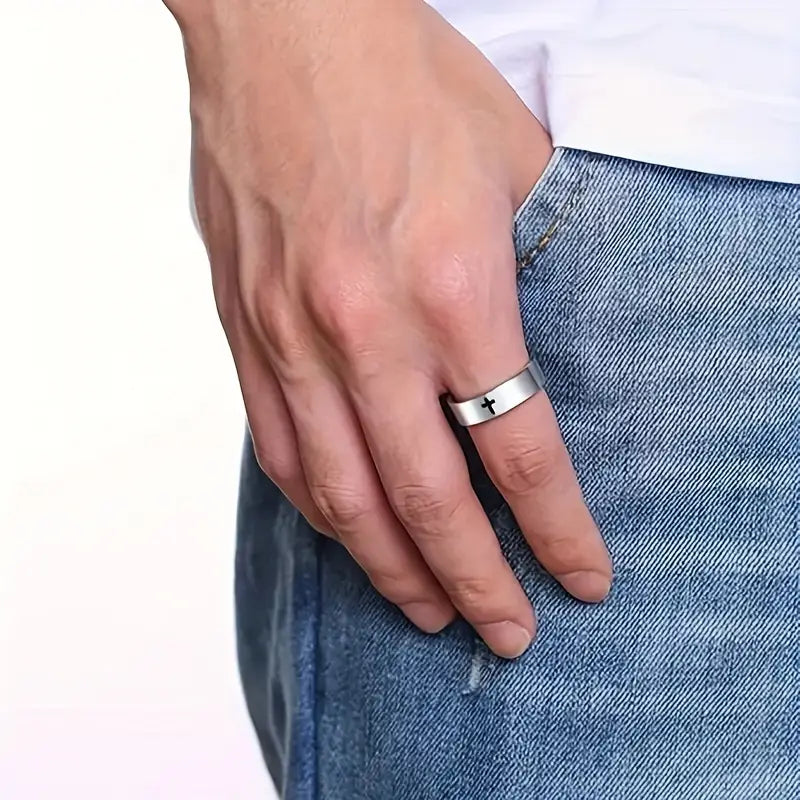 Elegant Cross Ring