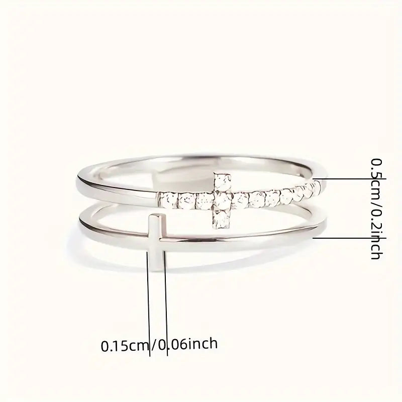 Ring with Synthetic Zirconia
