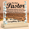 To Our Pastor Acrylic Gift