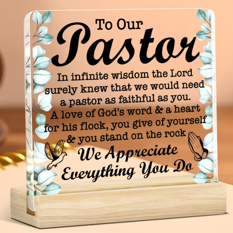 To Our Pastor Acrylic Gift