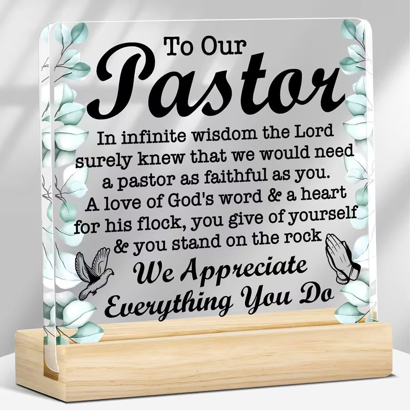 To Our Pastor Acrylic Gift