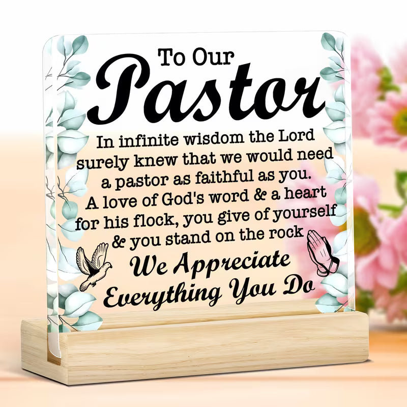 To Our Pastor Acrylic Gift