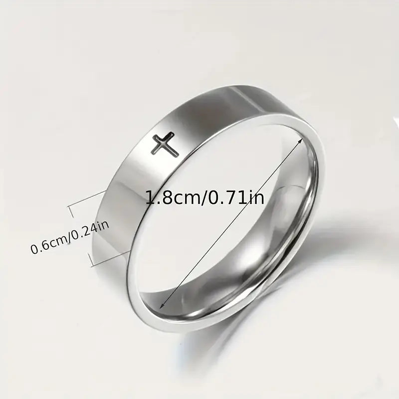 Elegant Cross Ring