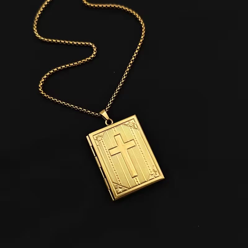 Bible Necklace Vintage