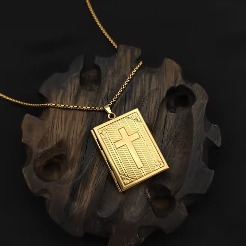 Bible Necklace Vintage