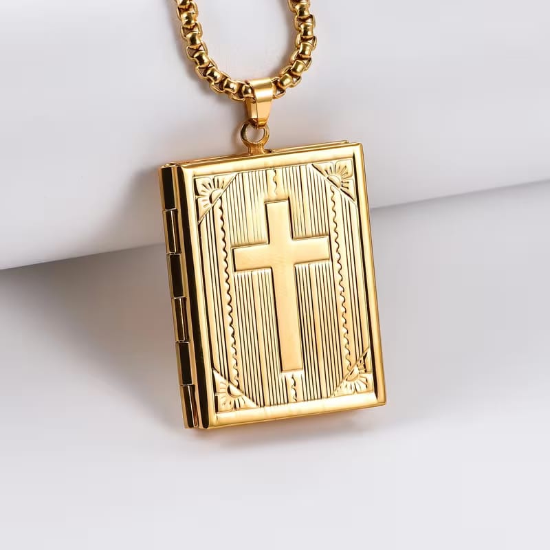 Bible Necklace Vintage