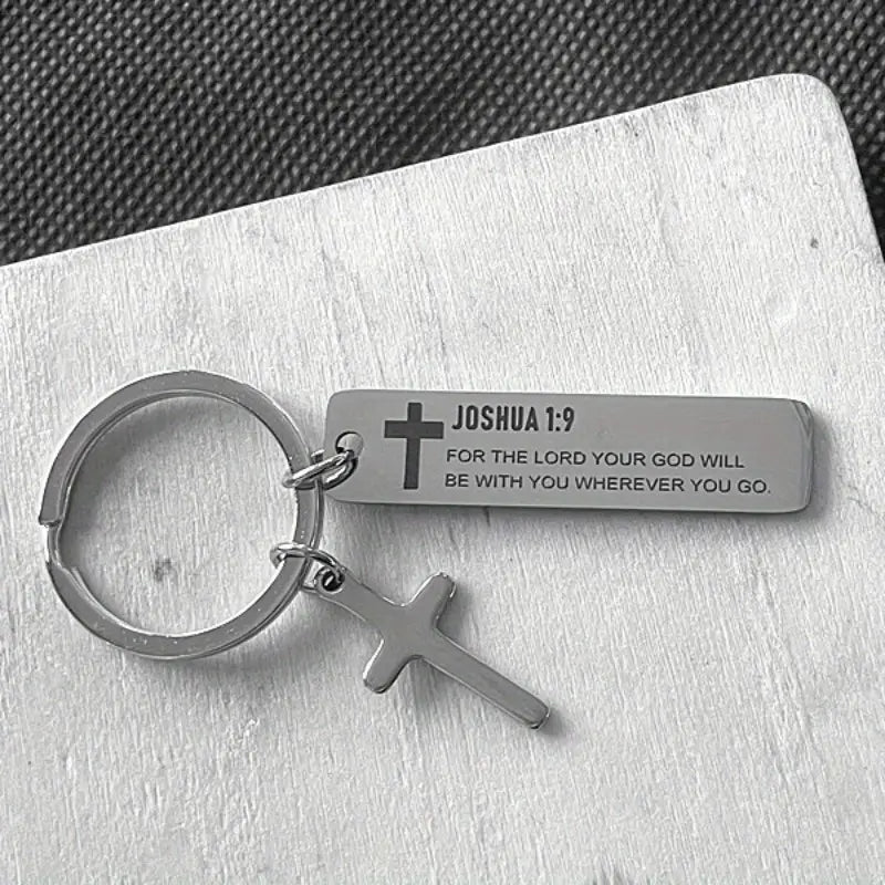 Wherever you go keychain
