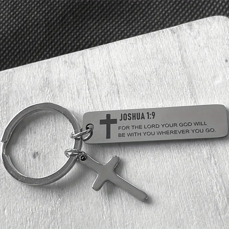 Wherever you go keychain