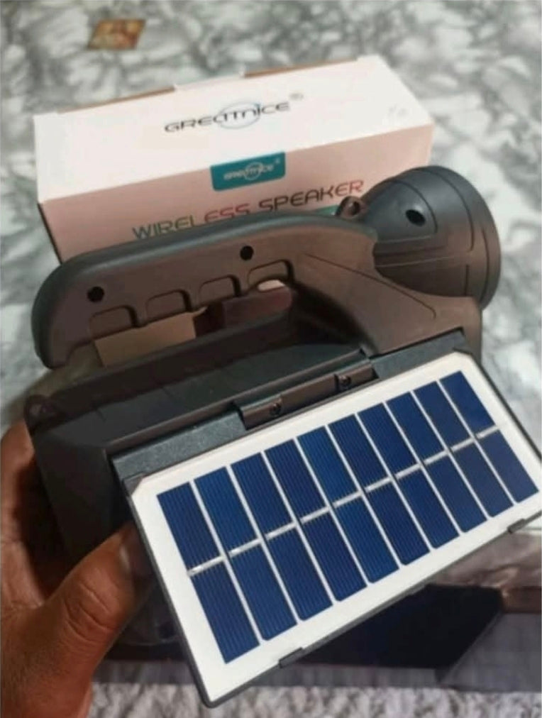 Rechargeable Audio Urdu Bible Device – Solar Powered Speaker with LED Flashlight