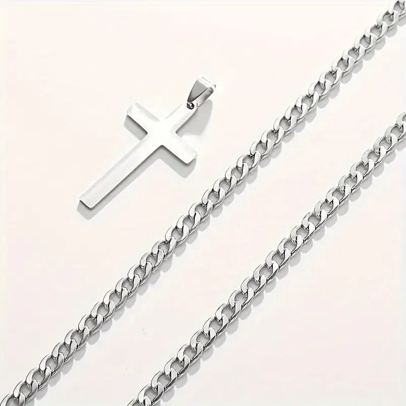 Mens Double Chain SS