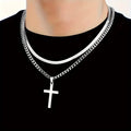 Mens Double Chain SS