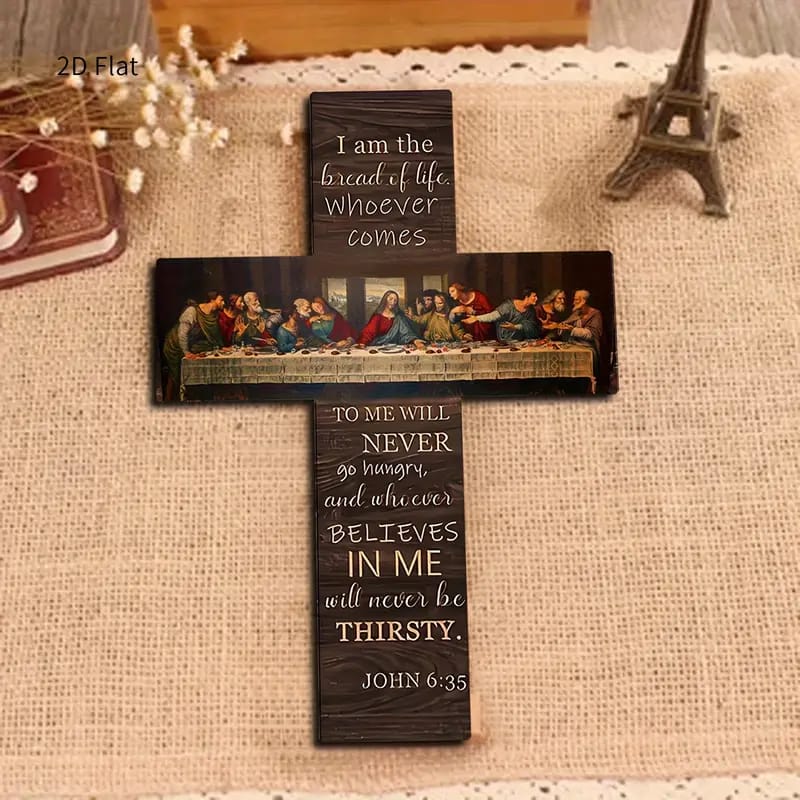 The Last Supper Wooden Cross
