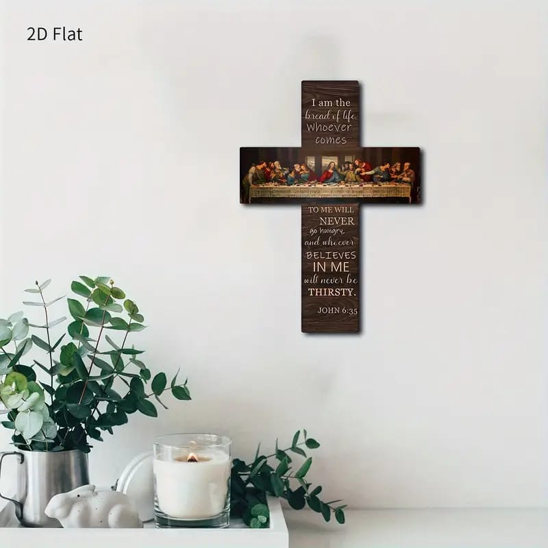 The Last Supper Wooden Cross