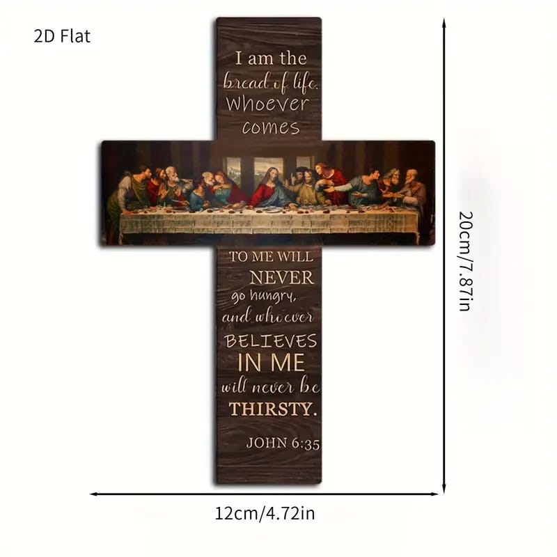 The Last Supper Wooden Cross