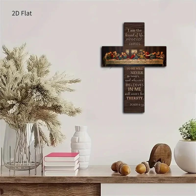 The Last Supper Wooden Cross