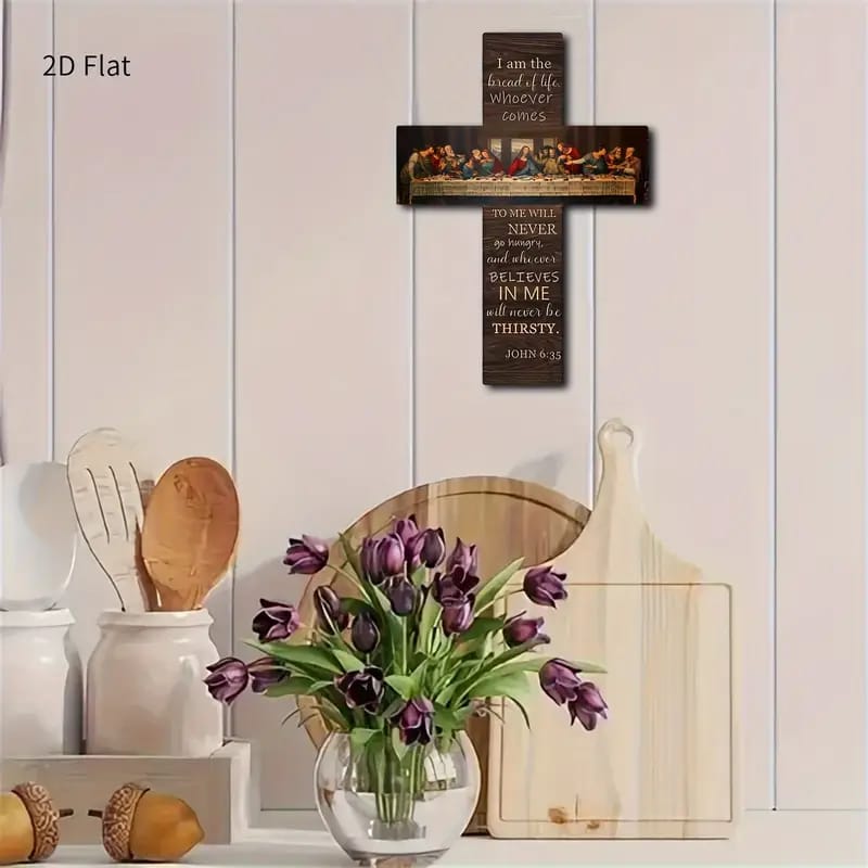 The Last Supper Wooden Cross