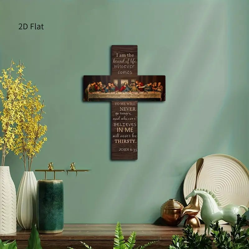 The Last Supper Wooden Cross
