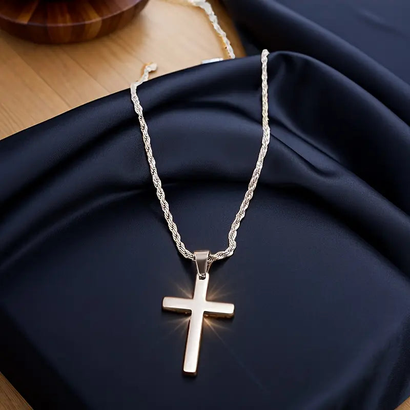 Stainless Steel Cross Necklace