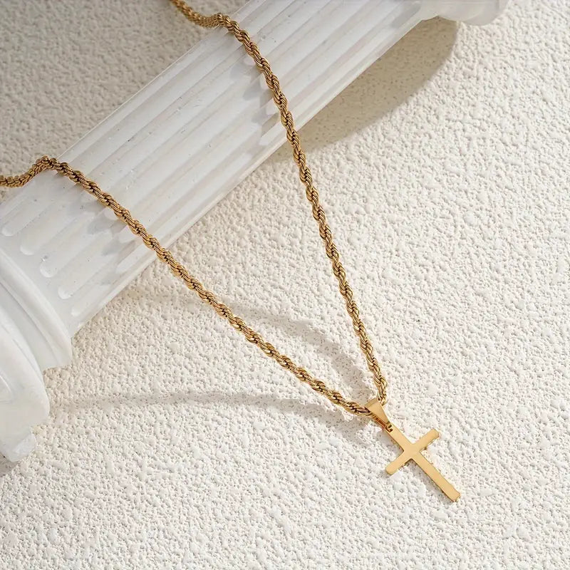 Stainless Steel Cross Necklace