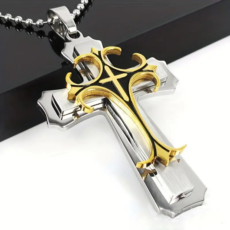 Stainless Steel Cross Necklace