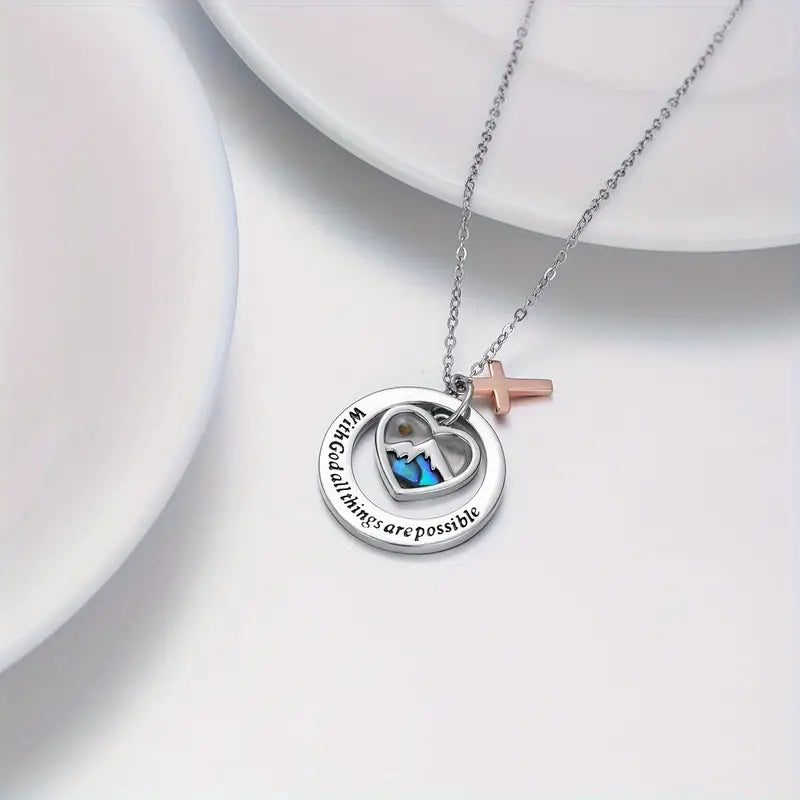 Two Tone Rose Gold Necklace