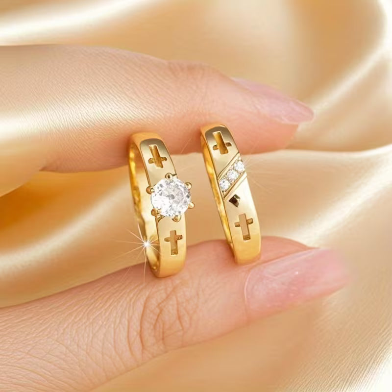 Zircon Couple Rings