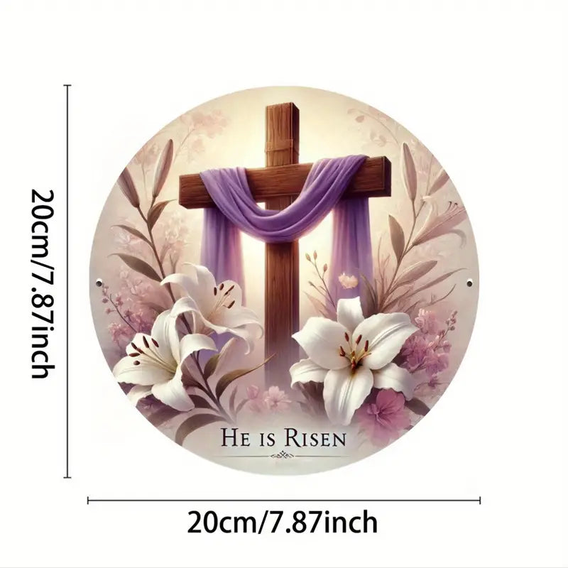 He is Risen Wooden Decor