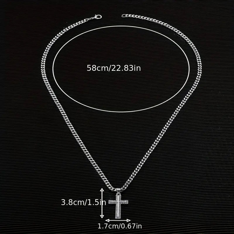WP Cross with Thick Chain