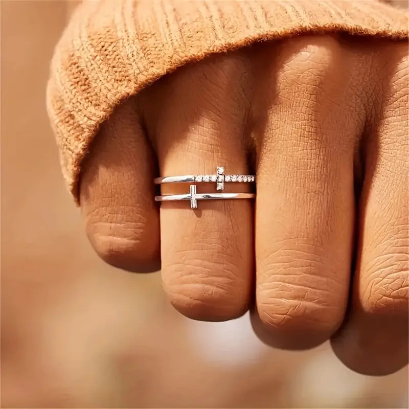 Ring with Synthetic Zirconia