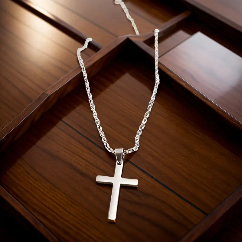 Stainless Steel Cross Necklace