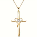 Heart Stone Cross