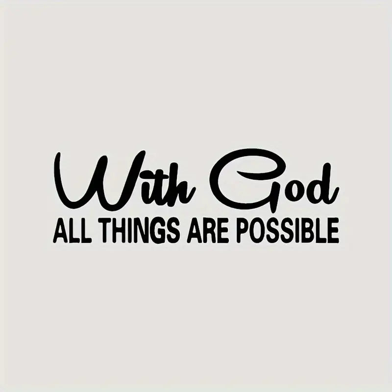 With God Car Sticker