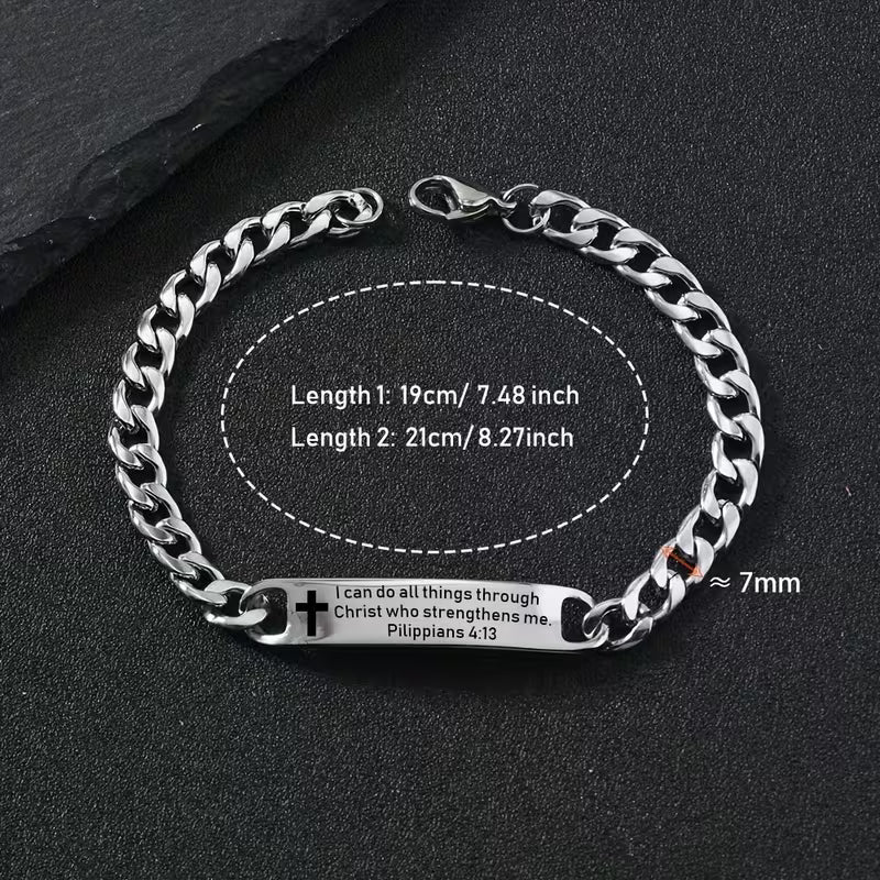 Engraved Bracelets Stainless Steel