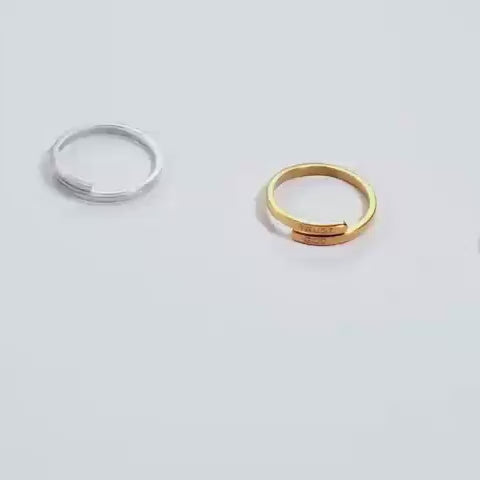Trust God Adjustable Ring